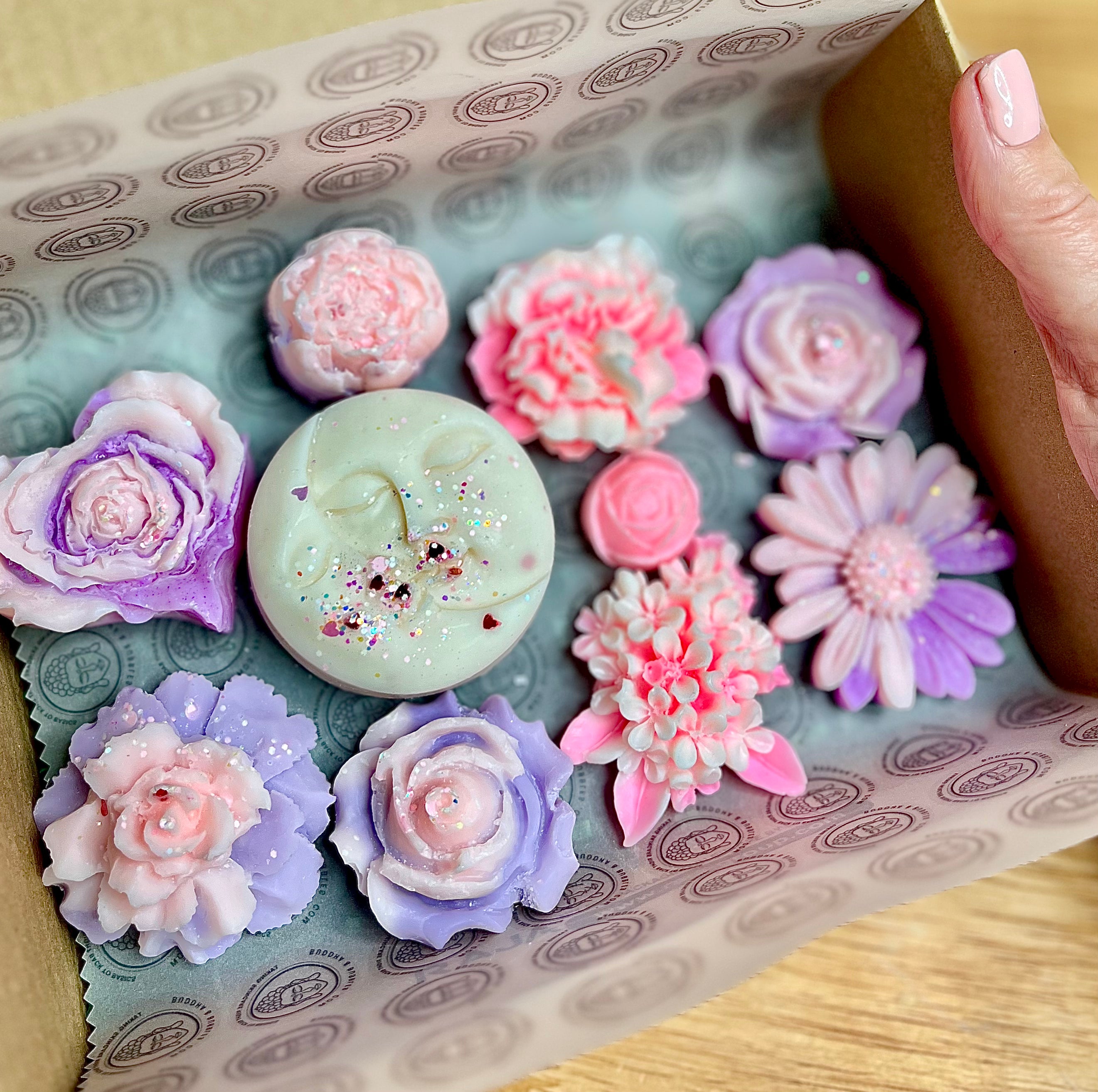 Mother's Day Gift Box with Luna Moon and Flower Wax Melts